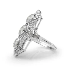 Platinum Art Deco Diamond Ring