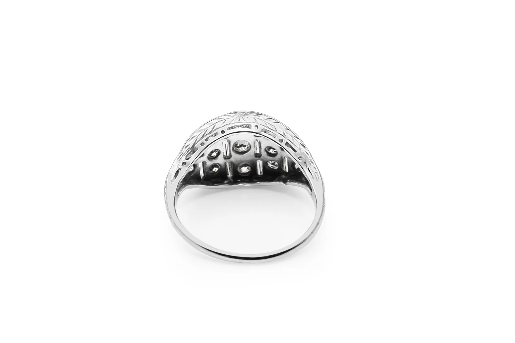 Platinum Art Deco Diamond Ring