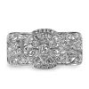 Platinum Art Deco Old Cut Diamond Brooch
