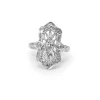 Platinum Art Deco Old Cut Diamond Ring