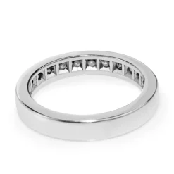 Platinum Channel Set Diamond Band