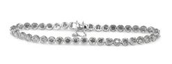 Platinum 5.00ct Diamond Tennis Bracelet