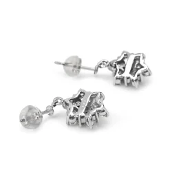 Platinum Diamond Diamond Drop Earrings