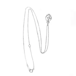 PLatinum Diamond Drop Pendant