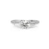 Platinum Diamond Solitaire Ring