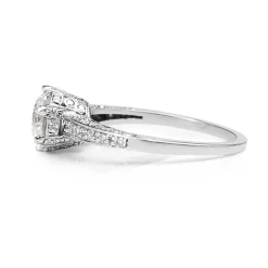 Platinum Diamond Solitiare Ring