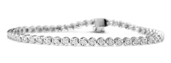 Platinum Diamond Tennis Bracelet