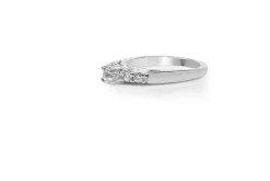 Platinum Old and Brilliant Cut Diamond Ring