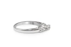 Platinum Old and Brilliant Cut Diamond Ring