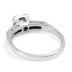 Platinum Old Cut Diamond Ring