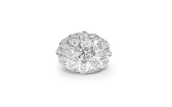 Platinum Vintage Diamond Cocktail Ring