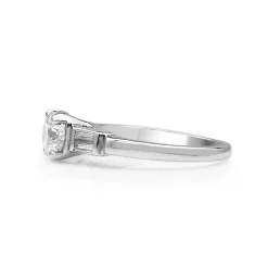 Platinum Vintage Diamond Solitaire Ring