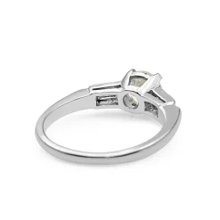 Platinum Vintage Diamond Solitaire Ring