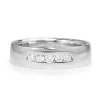 Platinum Vintage Mens Diamond Band