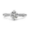 Platinum Vintage Style Diamond Solitaire Ring