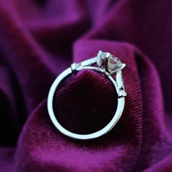Platinum Vintage Style Diamond Solitaire Ring
