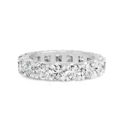 Platinum White Gold All Round Diamond Band